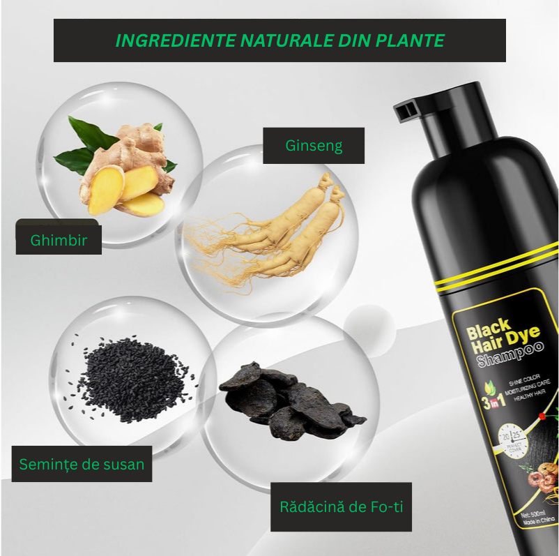 Șampon Negru Strălucitor Instant