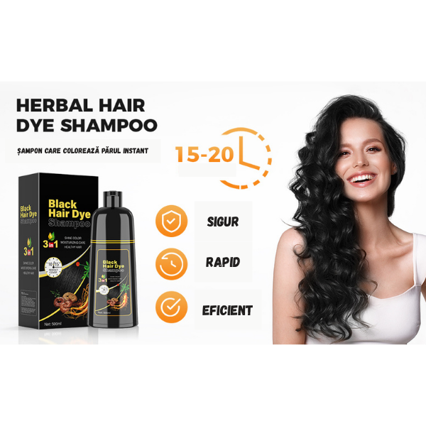 Șampon Negru Strălucitor Instant
